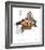 Lickin' Good Bath-Norman Rockwell-Framed Art Print