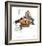 Lickin' Good Bath-Norman Rockwell-Framed Art Print