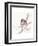 Lickity Split-Sillier than Sally-Framed Art Print