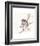 Lickity Split-Sillier than Sally-Framed Art Print