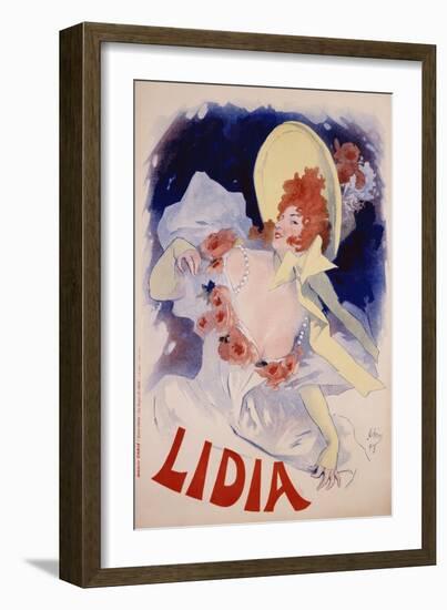 Lidia Poster-Jules Chéret-Framed Giclee Print