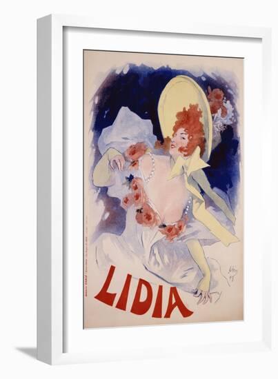 Lidia Poster-Jules Chéret-Framed Giclee Print