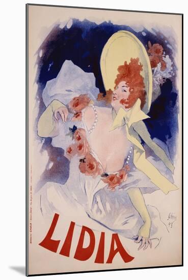 Lidia Poster-Jules Chéret-Mounted Giclee Print