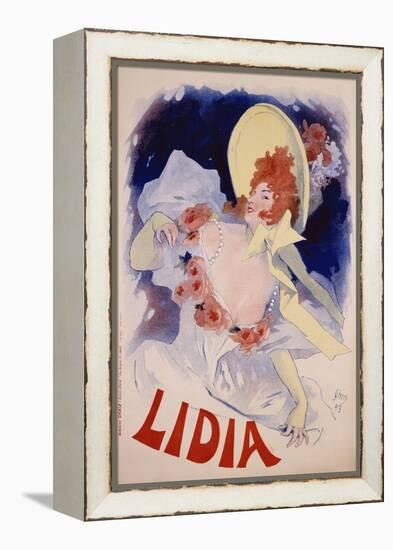 Lidia Poster-Jules Chéret-Framed Premier Image Canvas