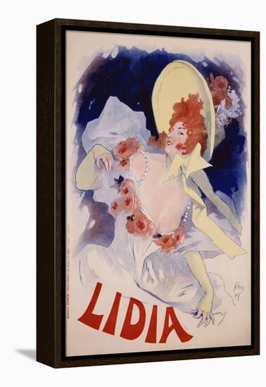 Lidia Poster-Jules Chéret-Framed Premier Image Canvas