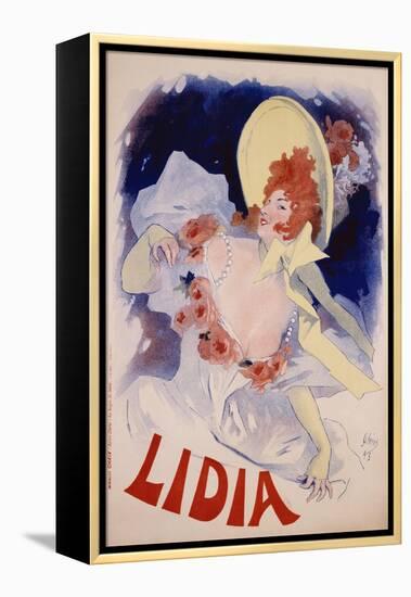 Lidia Poster-Jules Chéret-Framed Premier Image Canvas