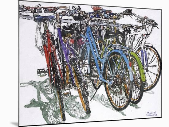 Lido Bikes Ensemble-Micheal Zarowsky-Mounted Giclee Print
