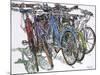 Lido Bikes Ensemble-Micheal Zarowsky-Mounted Giclee Print