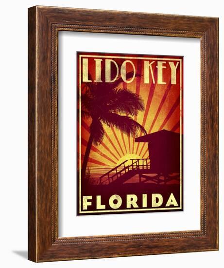 Lido Key-Stella Bradley-Framed Giclee Print