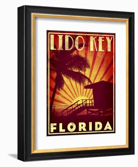 Lido Key-Stella Bradley-Framed Giclee Print