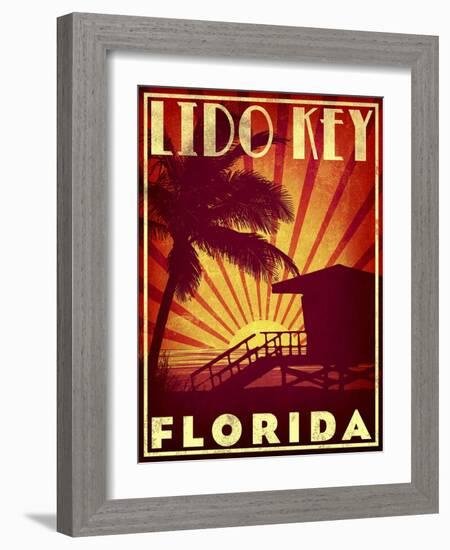 Lido Key-Stella Bradley-Framed Giclee Print