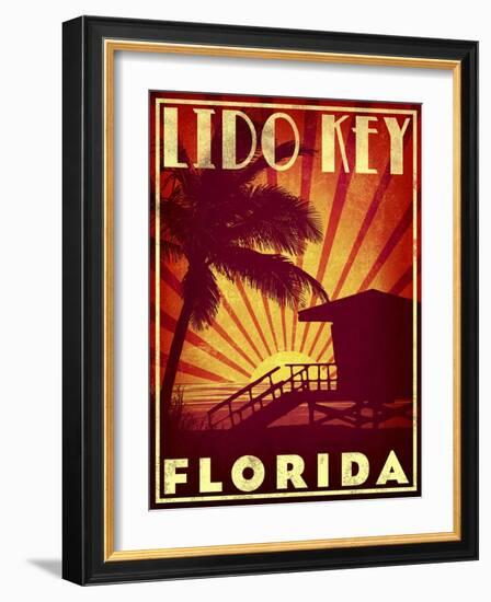 Lido Key-Stella Bradley-Framed Giclee Print