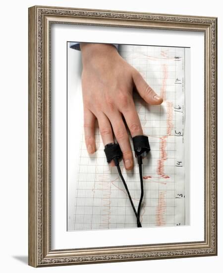 Lie Detector Test-Tek Image-Framed Photographic Print