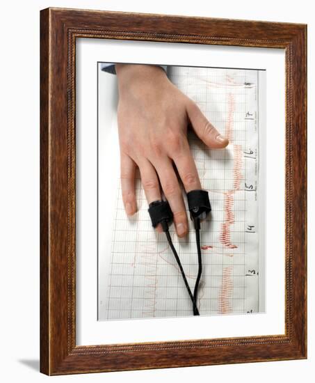 Lie Detector Test-Tek Image-Framed Photographic Print