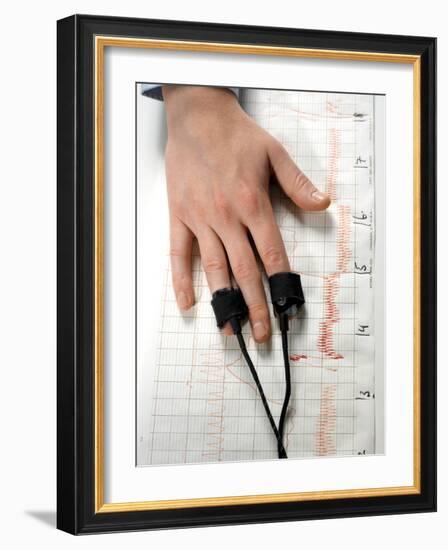 Lie Detector Test-Tek Image-Framed Photographic Print