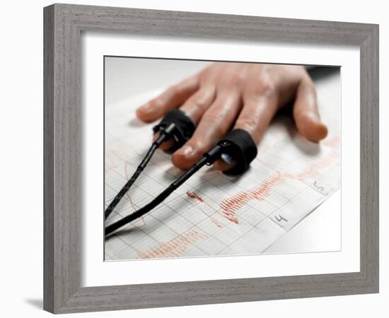 Lie Detector Test-Tek Image-Framed Photographic Print