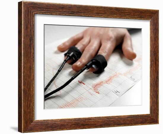 Lie Detector Test-Tek Image-Framed Photographic Print