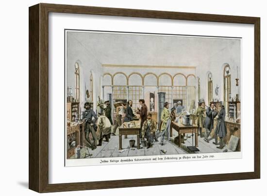 Liebig in His Laboratory-Wilhelm Trautschold-Framed Art Print