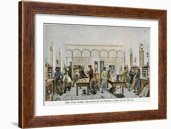 Liebig in His Laboratory-Wilhelm Trautschold-Framed Art Print