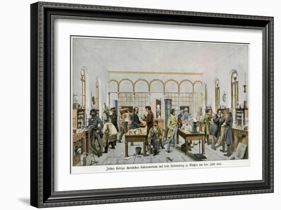 Liebig in His Laboratory-Wilhelm Trautschold-Framed Art Print