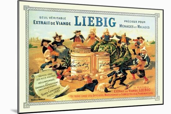 Liebig, Meat Extract, c.1889-Théophile Alexandre Steinlen-Mounted Art Print