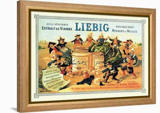 Liebig, Meat Extract, c.1889-Théophile Alexandre Steinlen-Framed Stretched Canvas