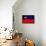 Liechtenstein Flag Design with Wood Patterning - Flags of the World Series-Philippe Hugonnard-Framed Stretched Canvas displayed on a wall