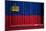 Liechtenstein Flag-budastock-Mounted Art Print