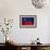 Liechtenstein Flag-budastock-Framed Art Print displayed on a wall