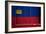 Liechtenstein Flag-budastock-Framed Art Print