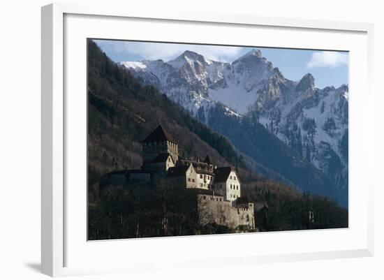 Liechtenstein - Vaduz - (Schloss) Vaduz Castle-Richard Baker-Framed Photographic Print