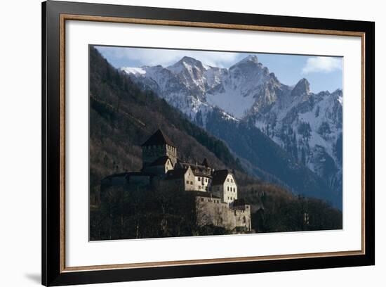 Liechtenstein - Vaduz - (Schloss) Vaduz Castle-Richard Baker-Framed Photographic Print