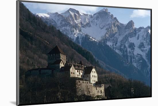 Liechtenstein - Vaduz - (Schloss) Vaduz Castle-Richard Baker-Mounted Photographic Print