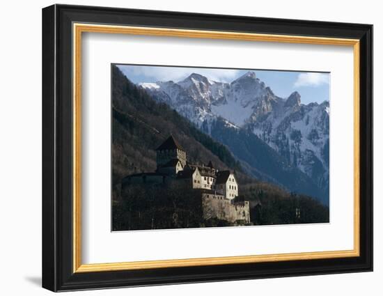 Liechtenstein - Vaduz - (Schloss) Vaduz Castle-Richard Baker-Framed Photographic Print