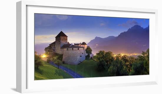 Liechtenstein, Vaduz, Vaduz Castle (Schloss Vaduz)-Michele Falzone-Framed Photographic Print