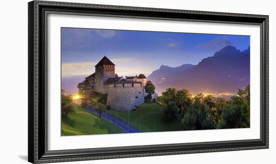 Liechtenstein, Vaduz, Vaduz Castle (Schloss Vaduz)-Michele Falzone-Framed Photographic Print