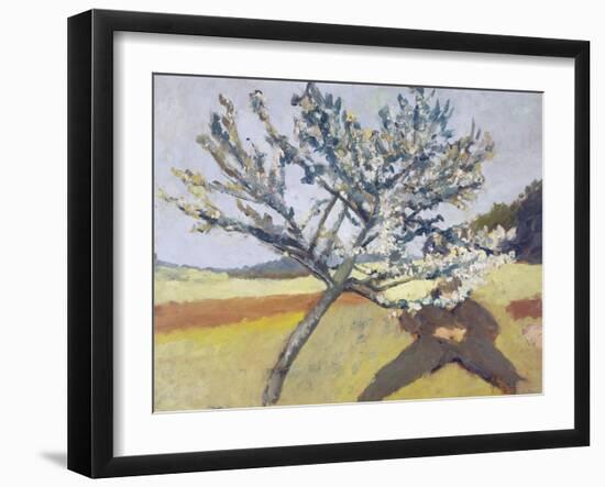 Liegender Mann Unter Bluehendem Baum, 1903-Paula Modersohn-Becker-Framed Giclee Print