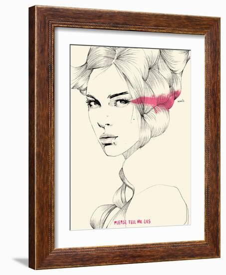 Lies-Manuel Rebollo-Framed Art Print