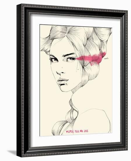 Lies-Manuel Rebollo-Framed Art Print