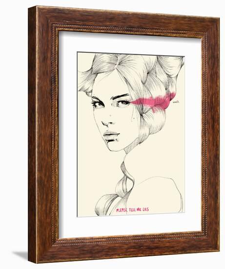 Lies-Manuel Rebollo-Framed Art Print