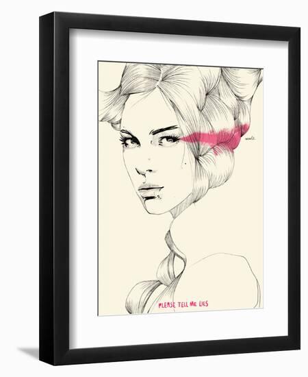 Lies-Manuel Rebollo-Framed Art Print