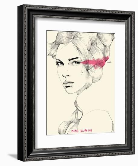 Lies-Manuel Rebollo-Framed Art Print