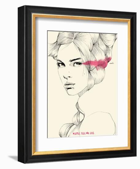 Lies-Manuel Rebollo-Framed Art Print