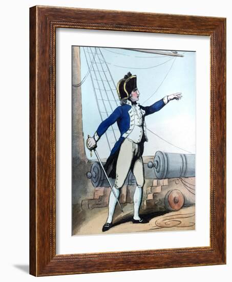 Lieutenant, 1799-Thomas Rowlandson-Framed Giclee Print