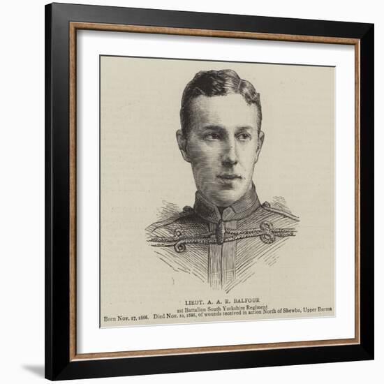 Lieutenant a A R Balfour-null-Framed Giclee Print