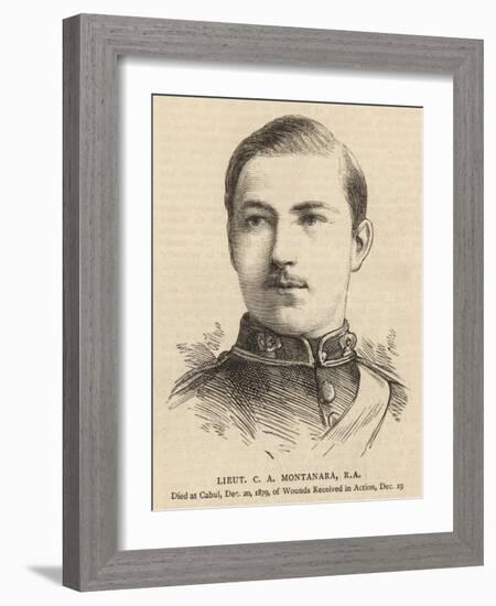 Lieutenant C A Montanara-null-Framed Giclee Print