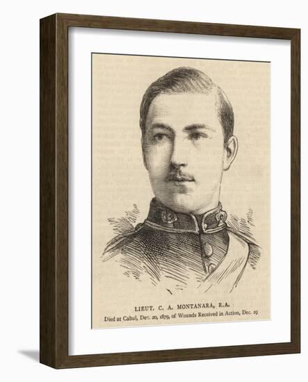 Lieutenant C A Montanara-null-Framed Giclee Print