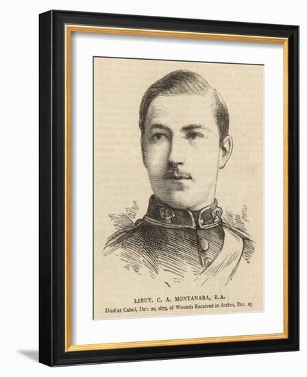 Lieutenant C A Montanara-null-Framed Giclee Print