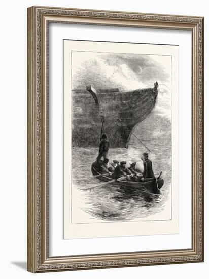 Lieutenant Caldwell Slipping the Chain, 1870s-null-Framed Giclee Print