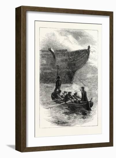 Lieutenant Caldwell Slipping the Chain, 1870s-null-Framed Giclee Print